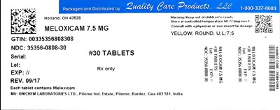 Image of Label - Meloxicam7 5mgUnichem